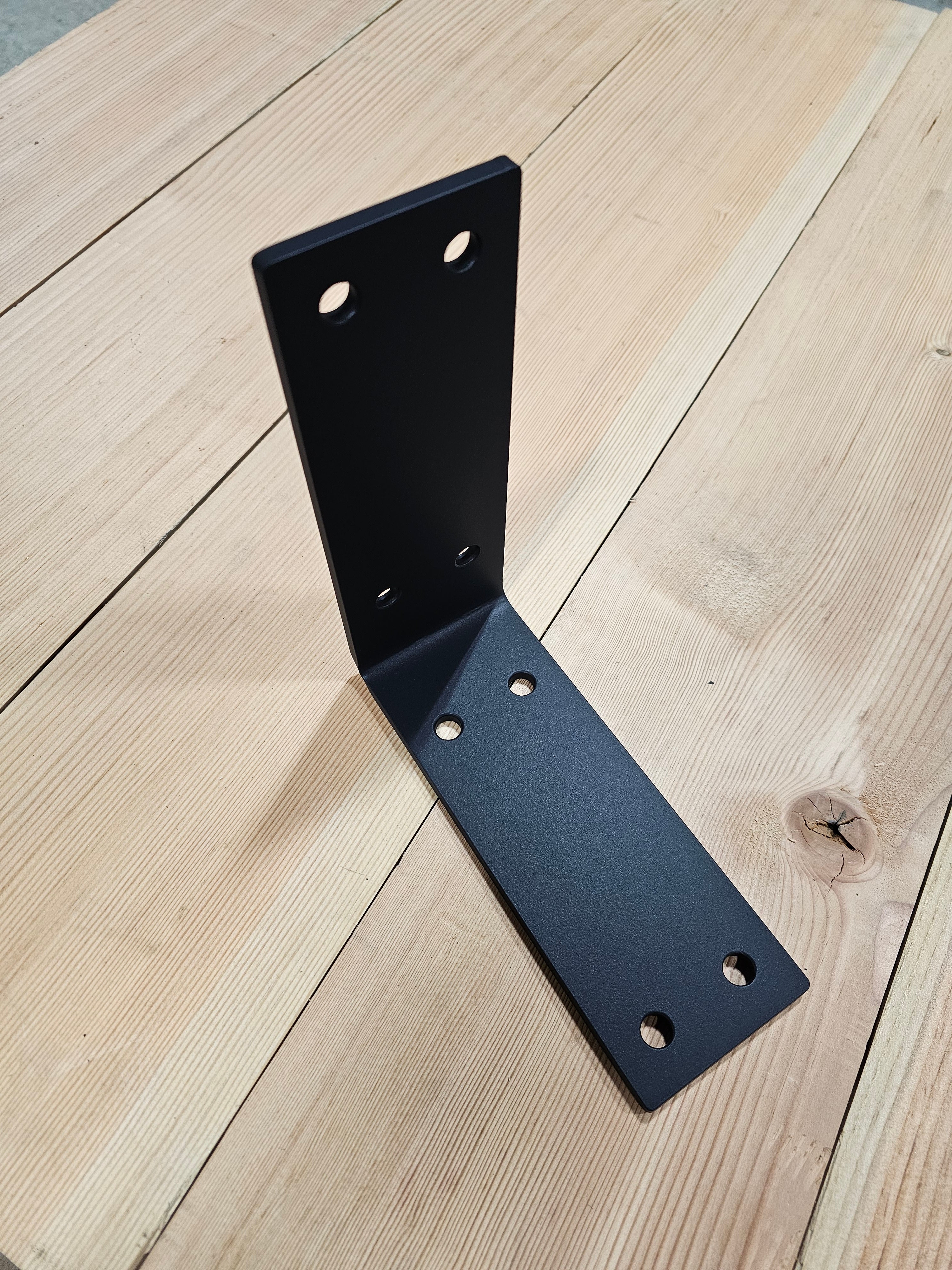 4 Inch Bracket Steel Angle Bracket for 4 inch Beams - Square – Barn Brackets